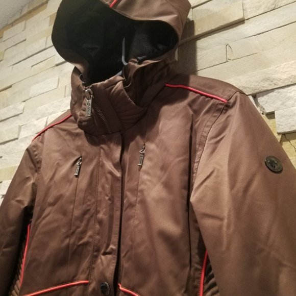 SPYDER Women's Brown Ski Coat size 8 - Picture 2 of 2